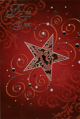 Weihnachtskarte von Ehepaar Blum Vorderseite