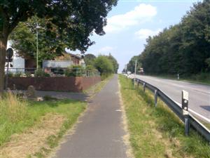 Ehemalige Unfallkreuzung