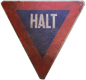 Halteschild Halteschild
