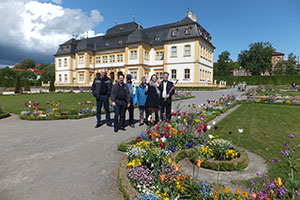 In denGärten des fürstbischöflichen Sommersitzes