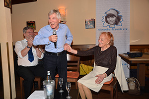 Hans Blum beim Singen