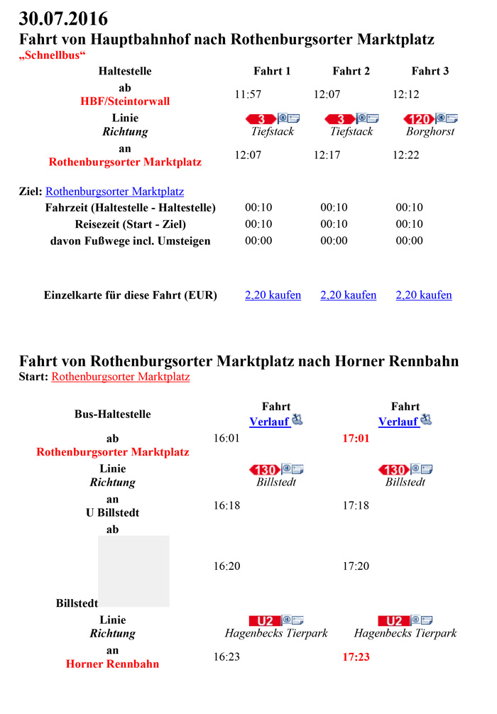 Öffentliche Verkehrsmittel